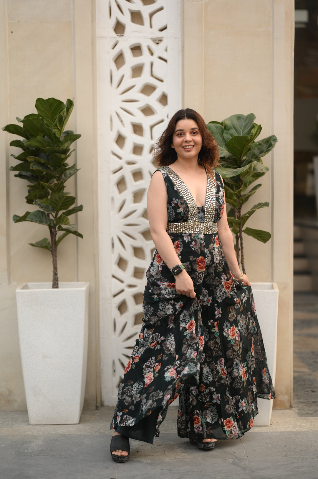 Floral Jumpsuit